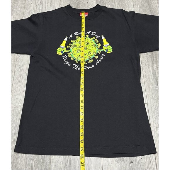 Full Send Black T-Shirt Corona Virus Men's Size Medium Nelk Boys - Picture 5 of 5